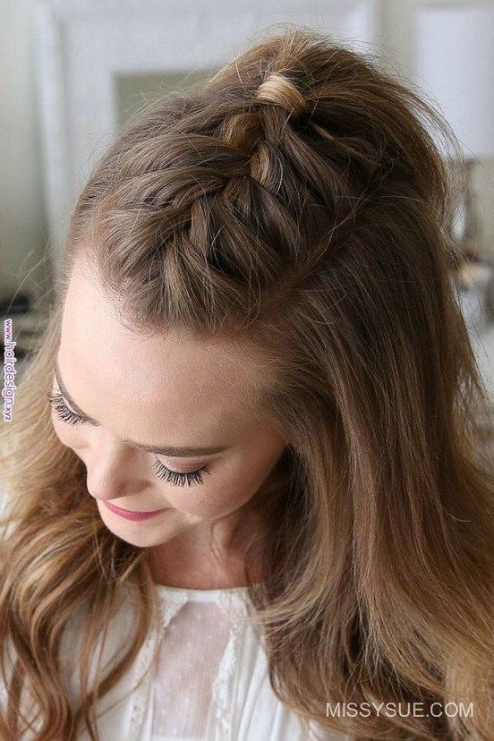 Peinados para niñas de cabello corto | Uñas Acrilicas